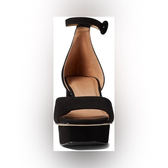 Bernardo Raleigh black suede platform block heels Size 10 M - Picture 3 of 15